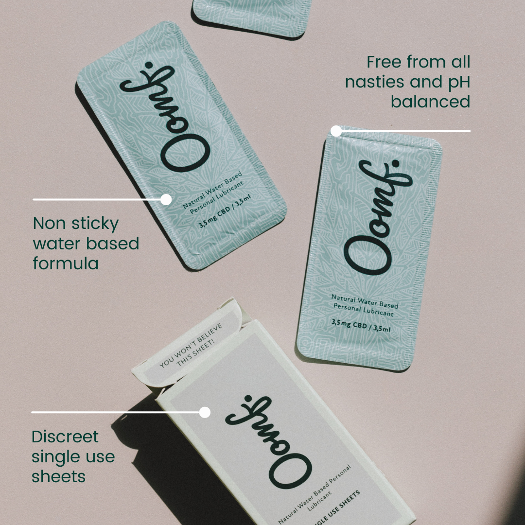 Oomf cbd lube sheets
